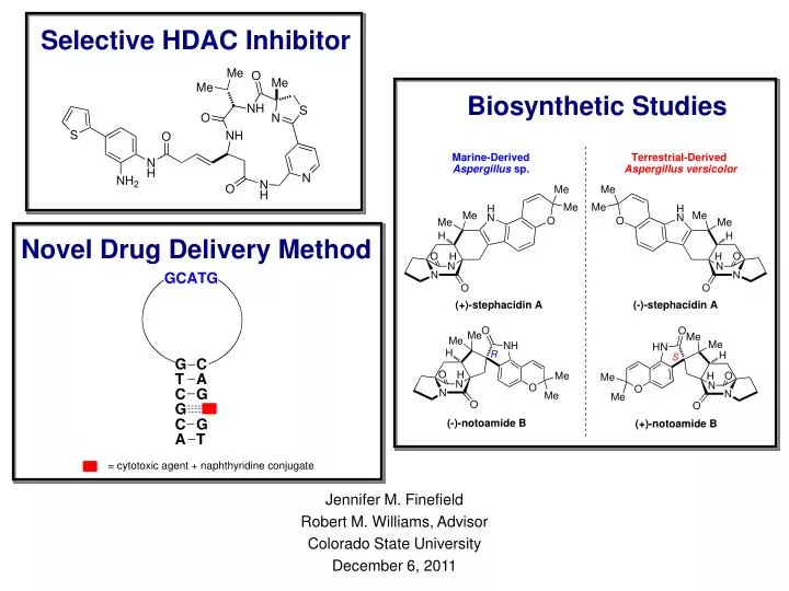 jennifer m finefield robert m williams advisor colorado state university december 6 2011