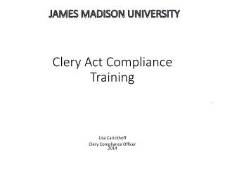 Clery Act Compliance Training