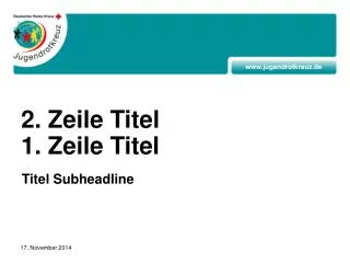 2 zeile titel 1 zeile titel