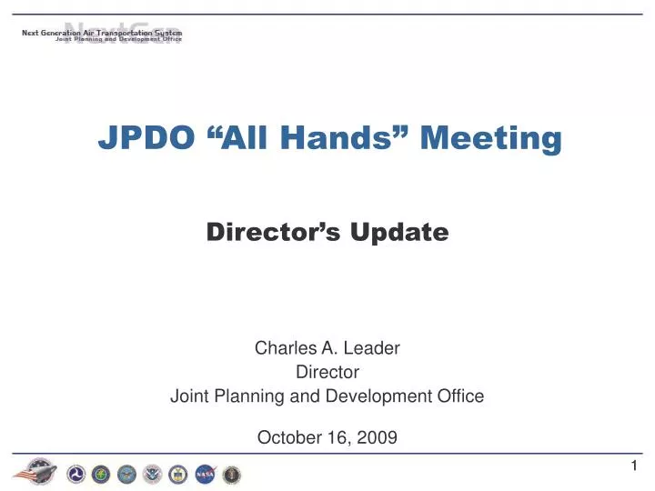 jpdo all hands meeting