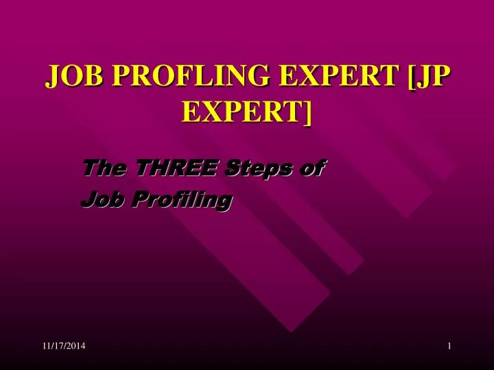 job profling expert jp expert