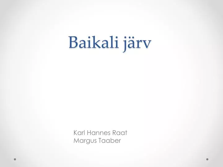 baikali j rv