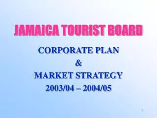 JAMAICA TOURIST BOARD