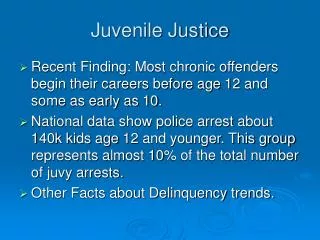 juvenile justice