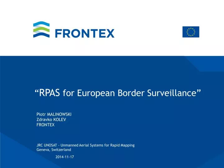 rpas for european border surveillance