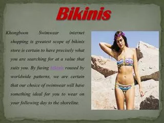 The Fabulous Collection of Bikinis for Beaches
