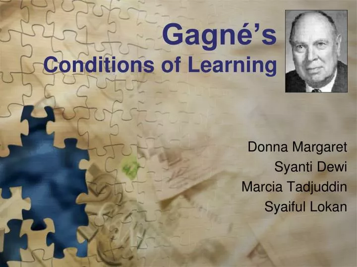gagn s conditions of learning