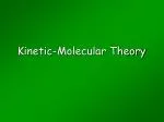 Kinetic-Molecular Theory - slide 1