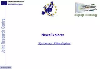 NewsExplorer press.jrc.it/NewsExplorer