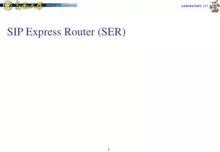 SIP Express Router (SER)