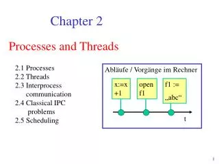 processes and threads