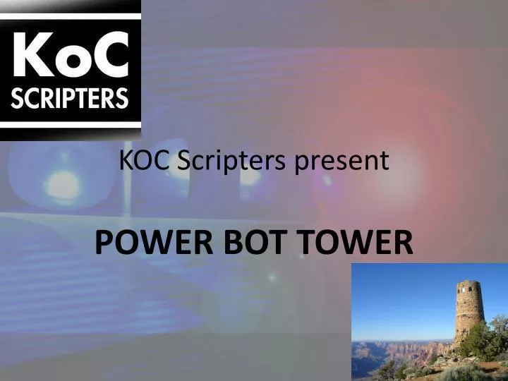 koc scripters present