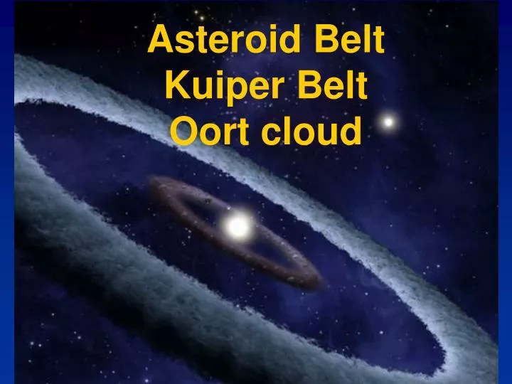 asteroid belt kuiper belt oort cloud