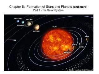 Chapter 5: Formation of Stars and Planets (and more) Part 2 - the Solar System