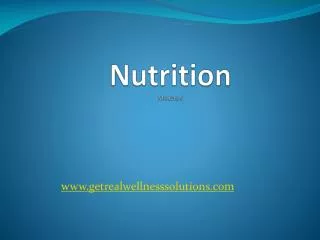 Nutrition Module 5