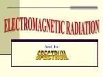 ELECTROMAGNETIC RADIATION - slide 1