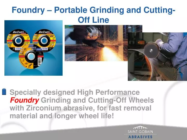 foundry portable grinding and cutting off line
