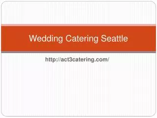 Lunch Catering Seattle