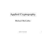 Applied Cryptography - slide 1