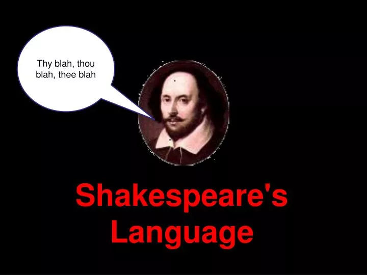 shakespeare s language