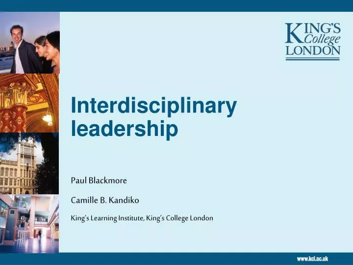 interdisciplinary leadership