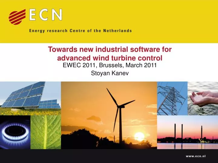 towards new industrial software for advanced wind turbine control