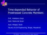 Time-Dependent Behavior Analysis of Prestressed Concrete Members - slide 1