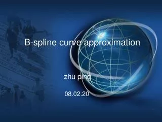 B-spline curve approximation