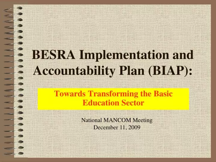 besra implementation and accountability plan biap