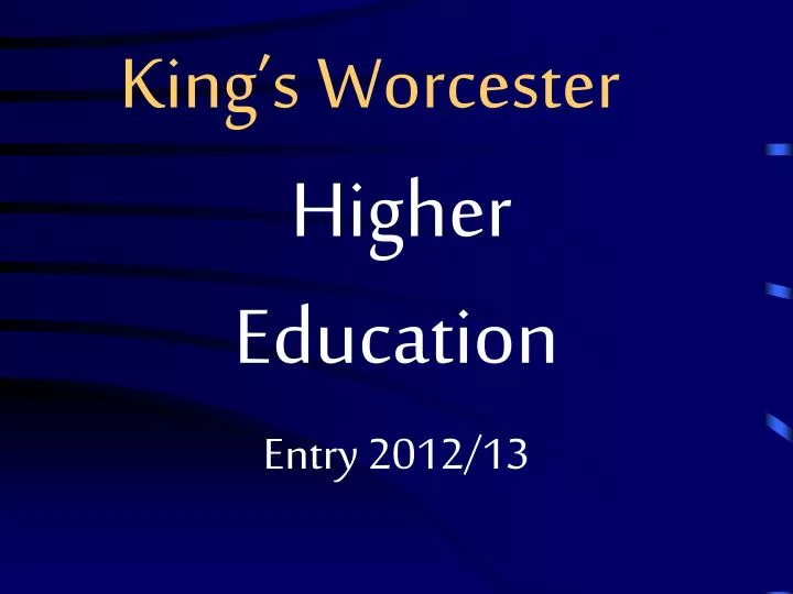 king s worcester