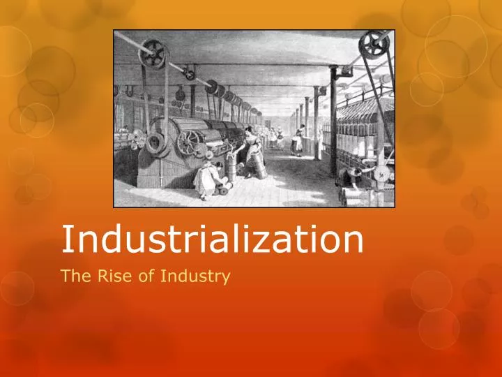 industrialization