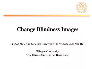 Change Blindness Images