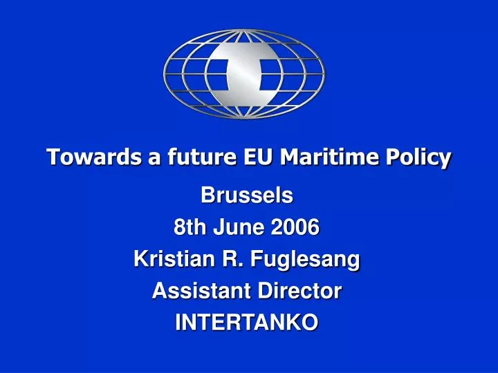 towards a future eu maritime policy