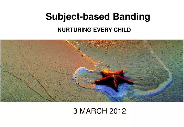 subject based banding