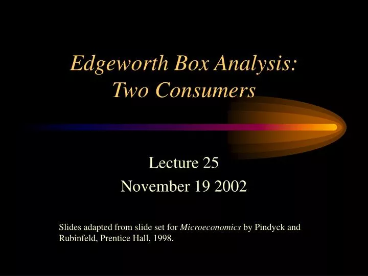 edgeworth box analysis two consumers