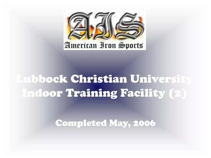 lubbock christian university indoor training facility 2