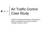 Air Traffic Control Case Study - slide 1