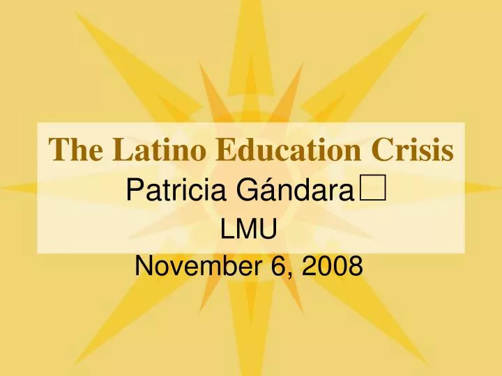 the latino education crisis