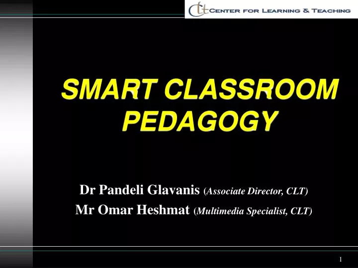 smart classroom pedagogy