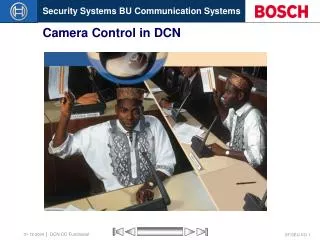 Camera Control in DCN