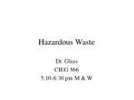 Hazardous Waste - slide 1