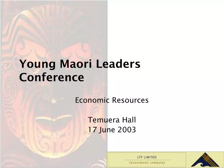 young maori leaders conference
