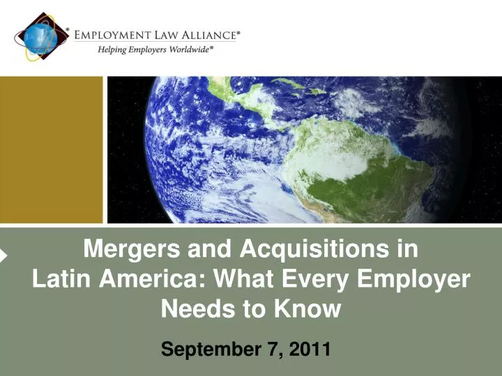 mergers and acquisitions in latin america what every employer needs to know