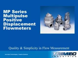 Multipulse Positive Displacement Flowmeters