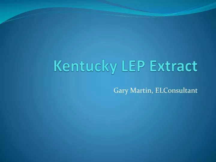 kentucky lep extract