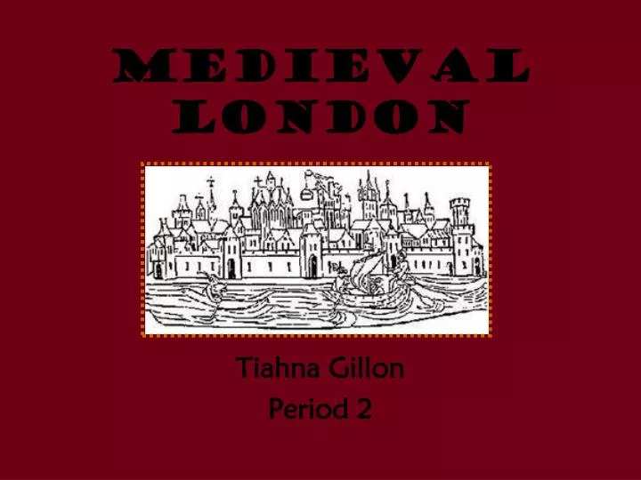 medieval london