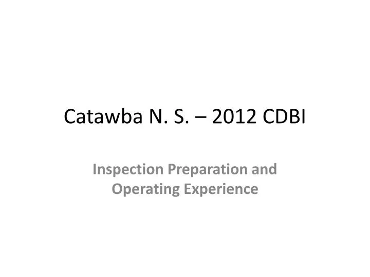 catawba n s 2012 cdbi