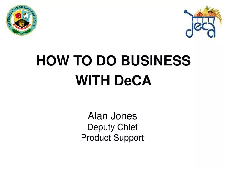 how to do business with deca