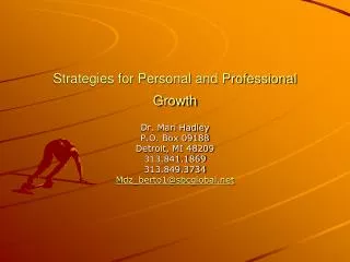 Strategies for Personal and Professional Growth