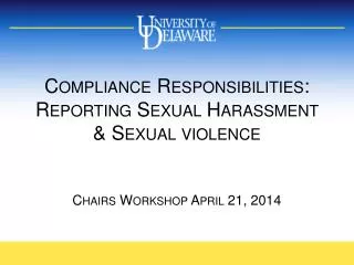 Introduction: The Prevalence and Pernicious Effect of Sexual Violence on Campus